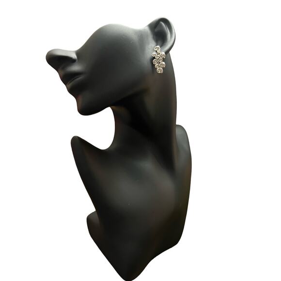 RSVP Hypo-Allergenic Elegant Rhinestone Dangle Earrings for Sensitive Ears - Picture 1 of 5